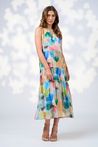 Loobies Story Free Spirit Tie Midi Dress - Pre Order