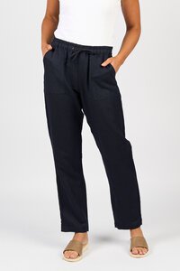Vassalli Slim Ankle Grazer Elastic Waist Pant