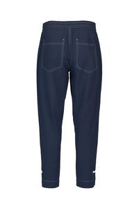 Vassalli Relaxed Contrast Stitching Ankle Grazer Pant 