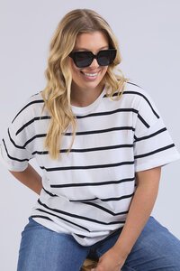 Elm Halli SS Stripe Tee