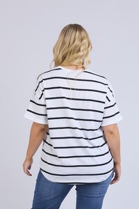 Elm Halli SS Stripe Tee