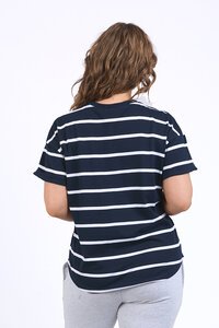 Elm Halli SS Stripe Tee