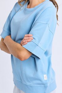 Elm Mandy SS Sweat Dusky Blue