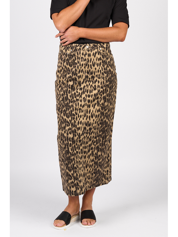 Vassalli Front Split Skirt - Rafiki