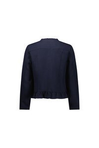 Vassalli Tencel Jacket With Frill Hem