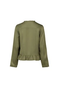 Vassalli Tencel Jacket With Frill Hem