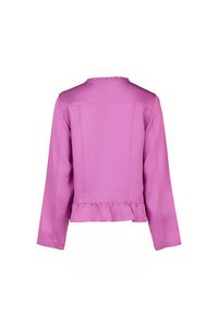 Vassalli Tencel Jacket With Frill Hem