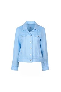 Vassalli Linen Viscose Frayed Seams Jacket