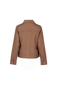 Vassalli Cotton Linen Frayed Seams Jacket