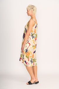 Foil Adjustable Straps Dress