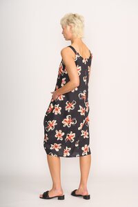 Foil Adjustable Straps Dress