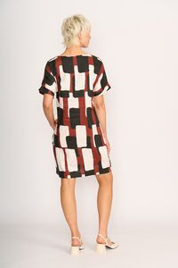 Preen Contrast Facing Shift Dress