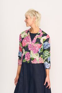 Foil Print Gather Together Jacket