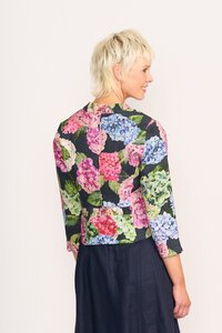 Foil Print Gather Together Jacket