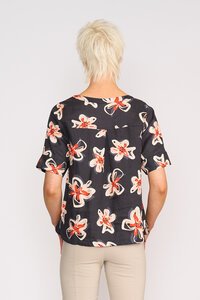 Foil Pleat Back Top