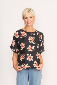 Preen Ruffles & Scoop Hem Top
