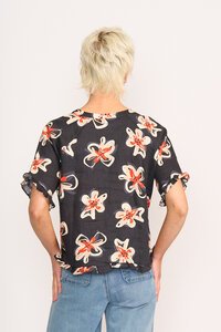 Preen Ruffles & Scoop Hem Top