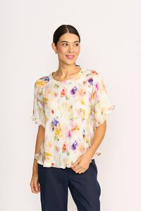 Preen Ruffles & Scoop Hem Top