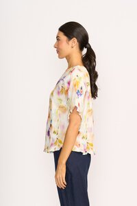 Preen Ruffles & Scoop Hem Top