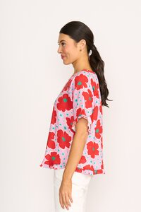 Preen Ruffles & Scoop Hem Top