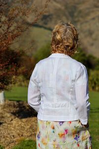 Foil Plain Gather Together Jacket