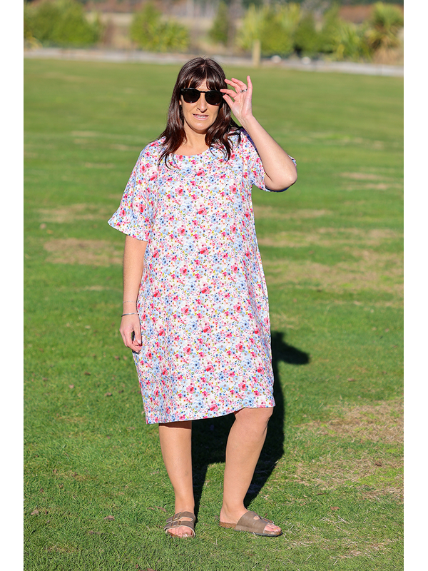 Preen Contrast Facing Shift Dress