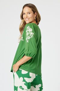 Clarity Jill Embroidered Tee
