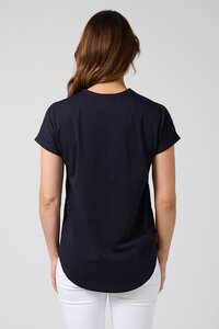 Stella + Gemma Soho Leopard Cross Tee