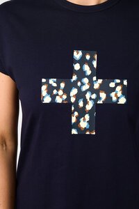 Stella + Gemma Soho Leopard Cross Tee