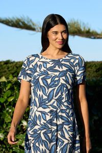 Foil Swing Back Dress