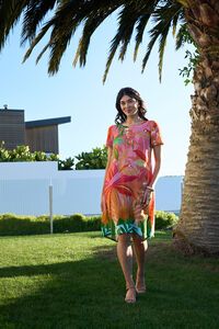 Foil Swing Back Dress