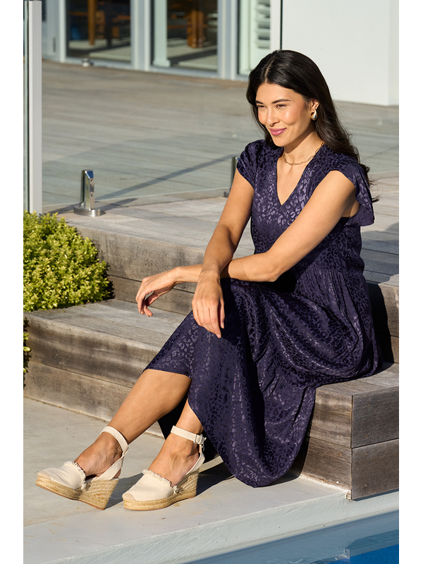 Preen Asymmetric Tiered Dress