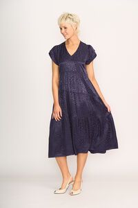 Preen Asymmetric Tiered Dress