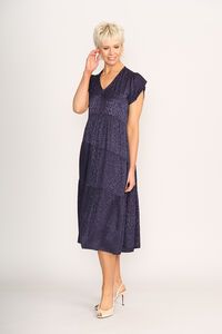 Preen Asymmetric Tiered Dress