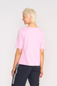 Esplanade Wide Neck Elbow Sleeve Top