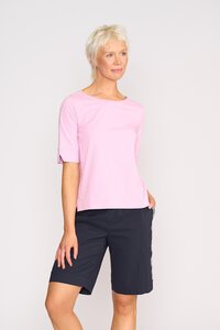 Esplanade Wide Neck Elbow Sleeve Top