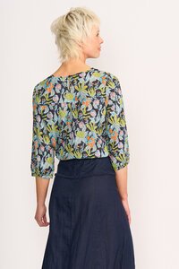 Foil Elastic Hem Top