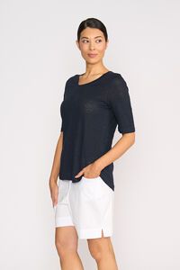 Foil Plain Leading Lady Top