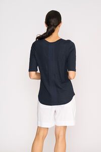 Foil Plain Leading Lady Top