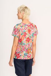 Foil Print Sew Cute Top