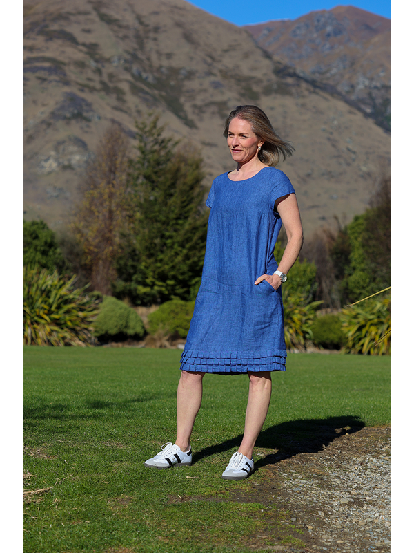 Foil Pleat Dreams Dress