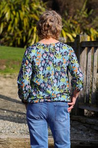 Foil Elastic Hem Top