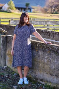 Foil Swing Back Dress