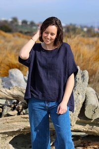 Cali + Co Loose Fit Basic Top