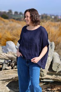 Cali + Co Loose Fit Basic Top