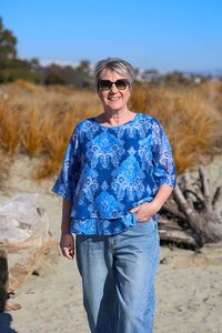 La Mode Double Layer Floral Top
