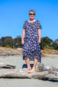 La Mode Ocean Cocoon Dress