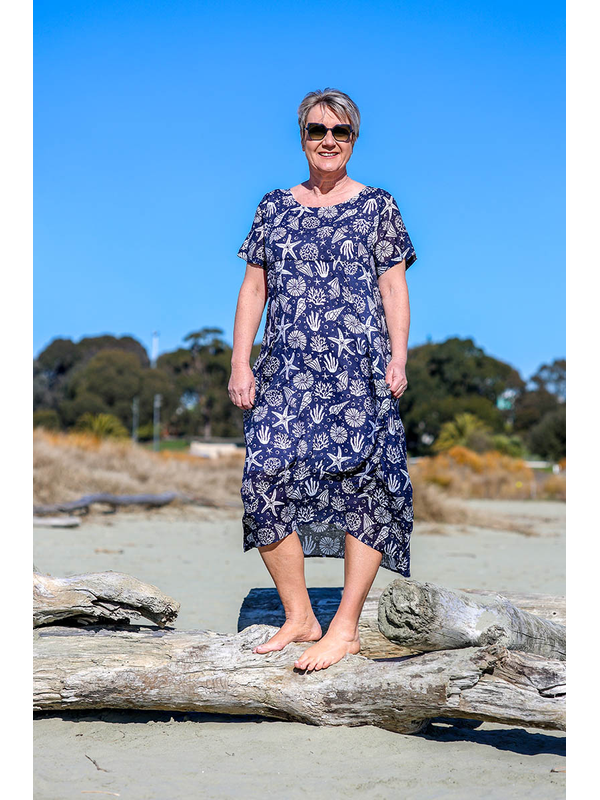 La Mode Ocean Cocoon Dress
