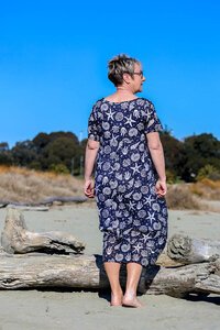 La Mode Ocean Cocoon Dress