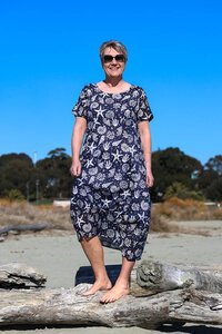 La Mode Ocean Cocoon Dress